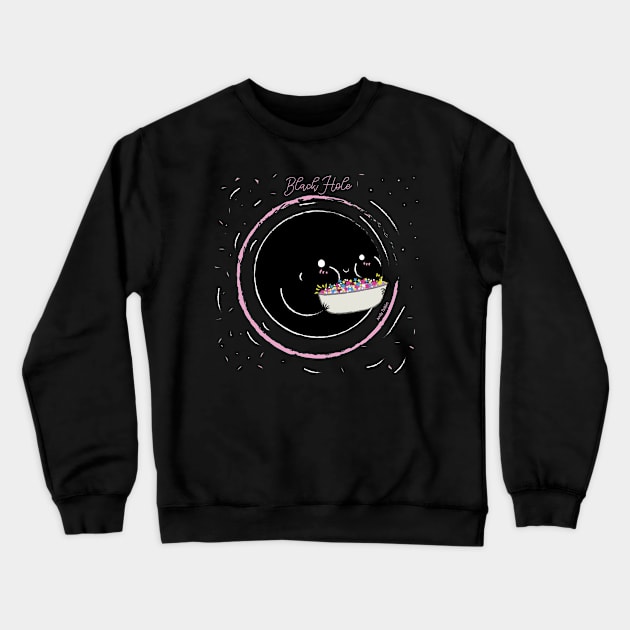 Black Hole Crewneck Sweatshirt by AndySaljim